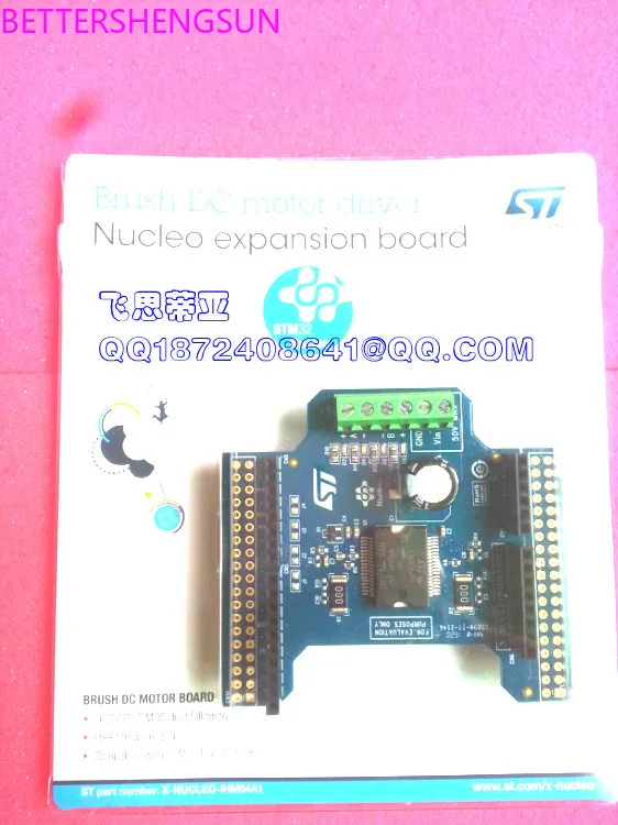 

The X-NUCLEO-IHM04A1 DC motor drives the expansion board L6206 STM32