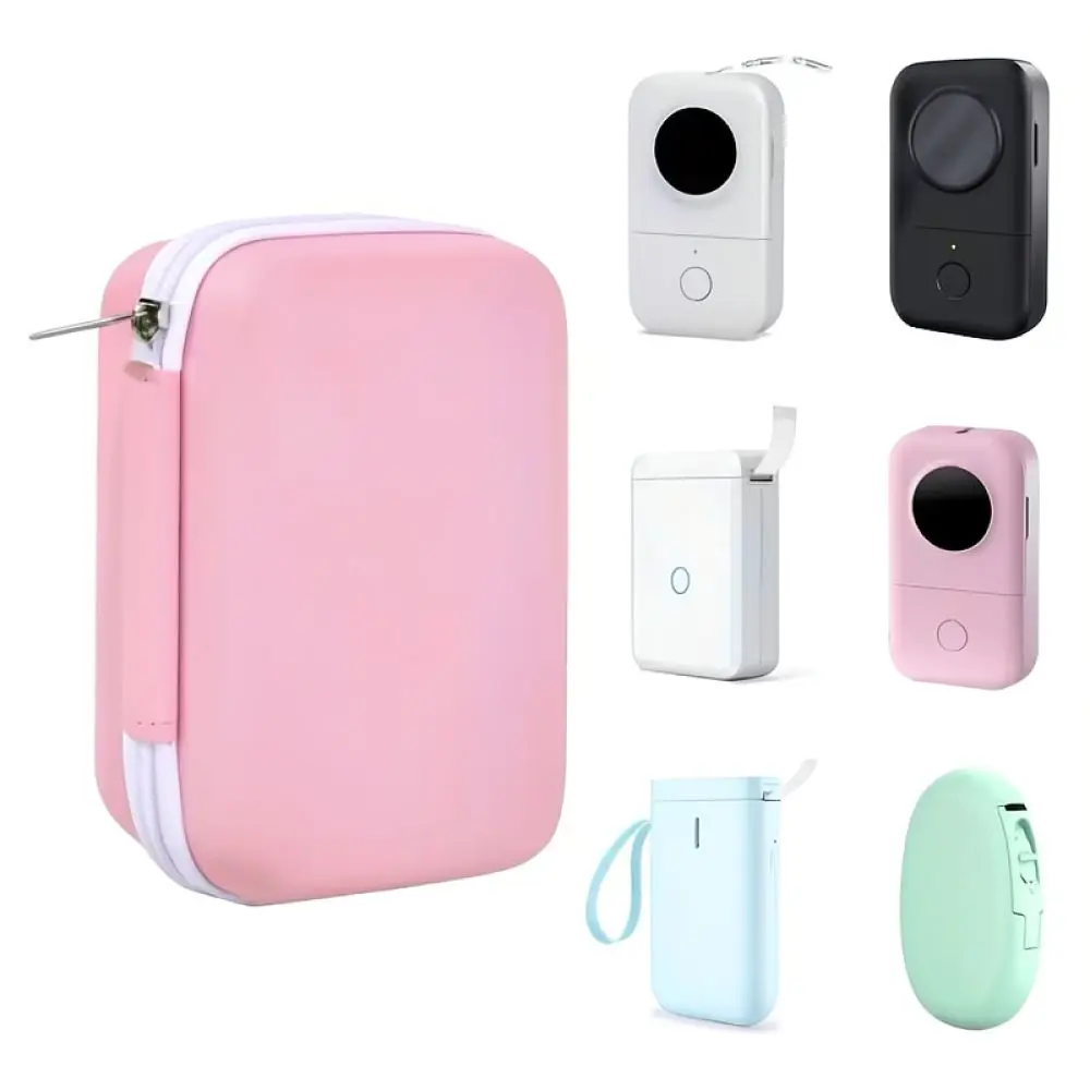 Portable Travel Bag For Phomemo D30 D35 For Jadens D11 Label Printer EVA Case Protective Organizer Carrying Pouch Hard Box