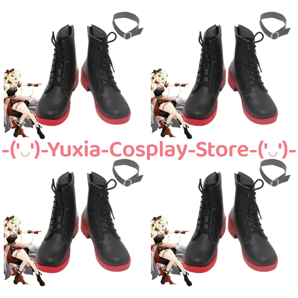 

Юксиакосплей! Hololive Tsunomaki Watame обувь для косплея аниме реквизит для персонажей ботинки из искусственной кожи Хэллоуин карнавальный костюм для вечеринки