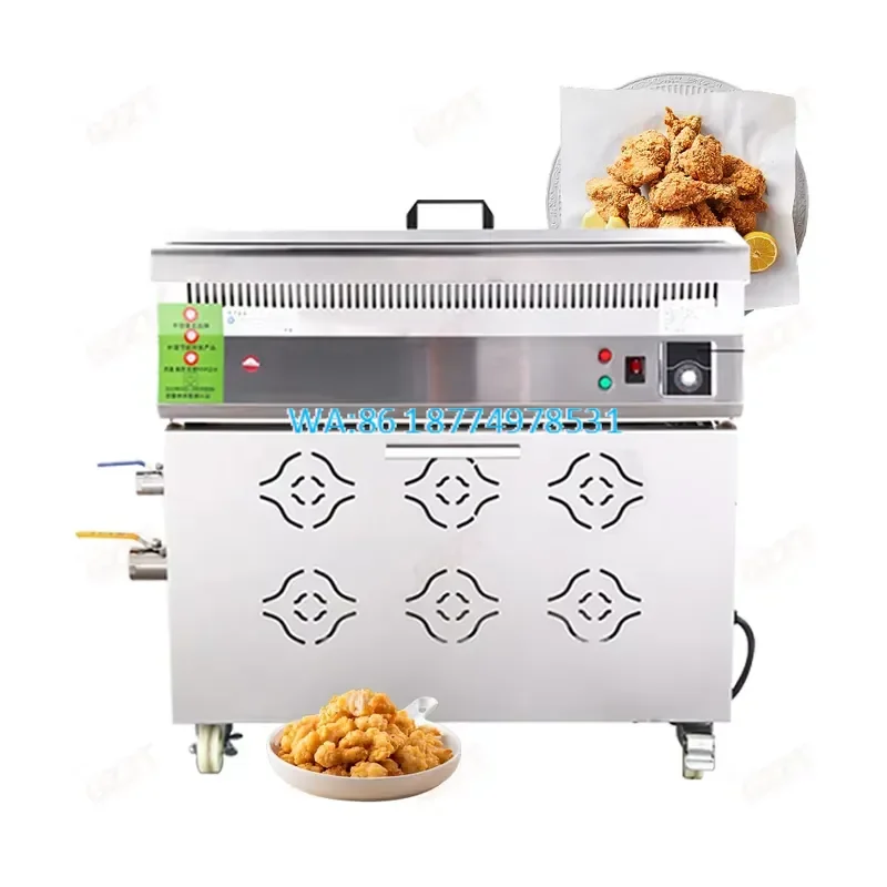 Wmwmnu for Big Commercial Deep Fryer Spiral Potato Fryer 55L Oil Water Separation Fryer Commercial Large Capacity
