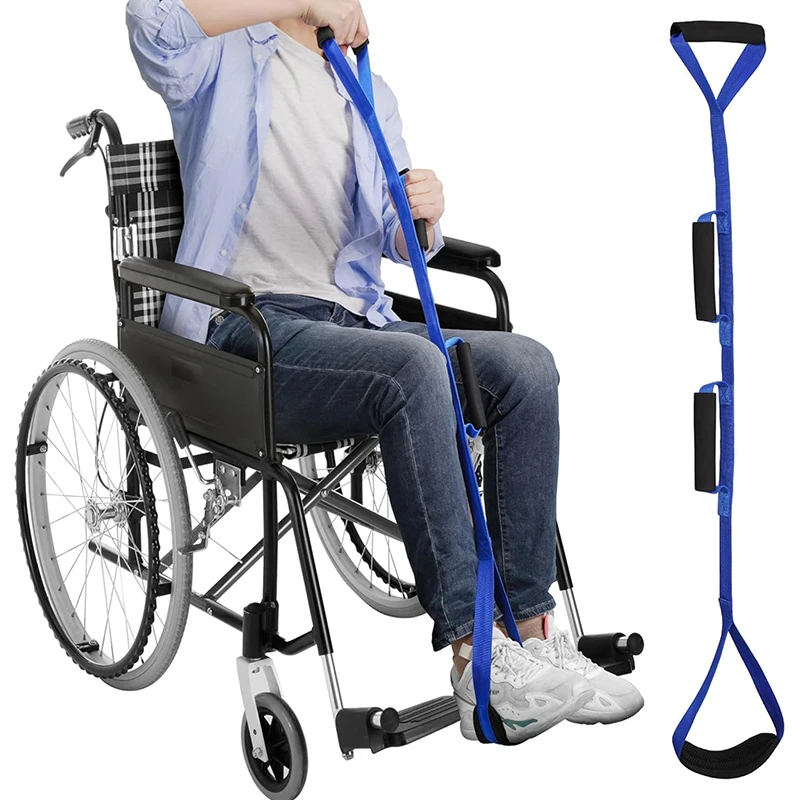 Health Care Leg Lifting Belt Elder Disabled Accessories Nylon Stretching Band Flexibility Stretching Band Rehabilitation Fitness