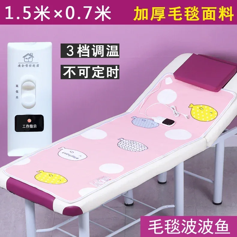 220V Electric Heating Blanket Single Size for Beauty Salon Facial Massage Bed Sofa Warm Blanket