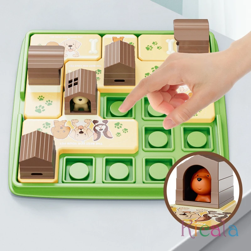 Juego de mesa de escondite con rompecabezas, juguetes educativos de construcción, rompecabezas de pensamiento lógico interactivo para padres e hijos