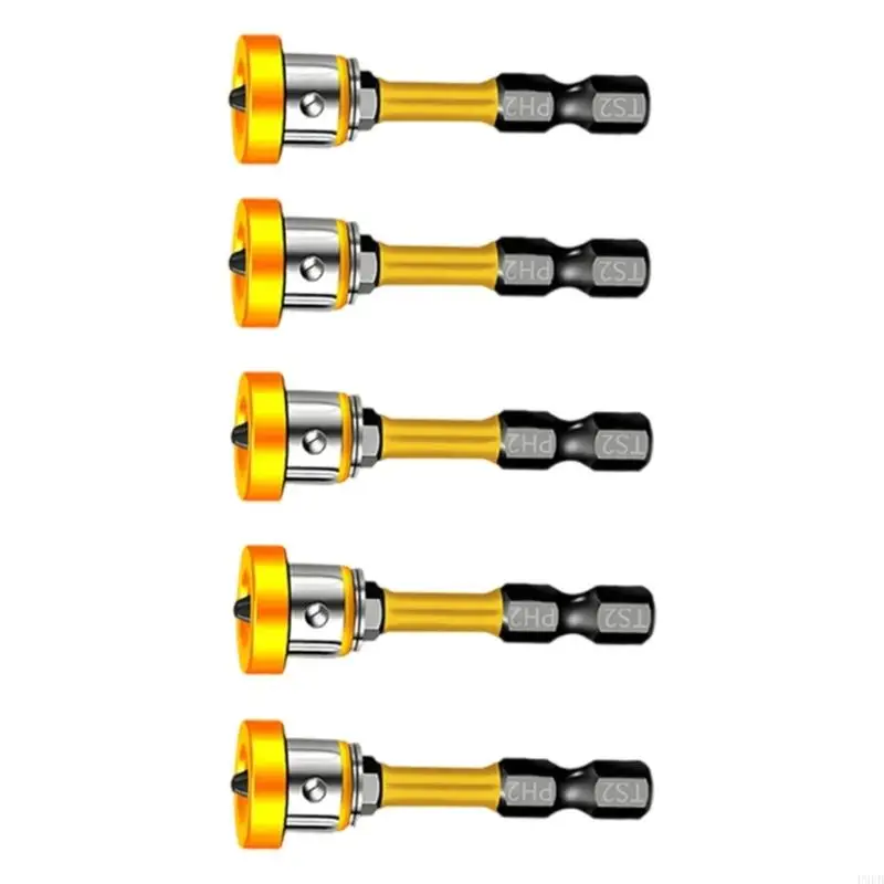 P9FB Industrial Magnetic Bit 1/4Inch Hexagonal Shank Steel High Durability Wear Resistant Professional Use