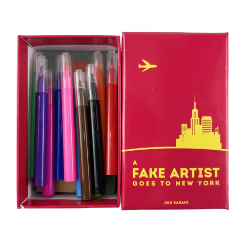 A Fake Artist Goes to New York Cards Game Board Deck For Party Playing
