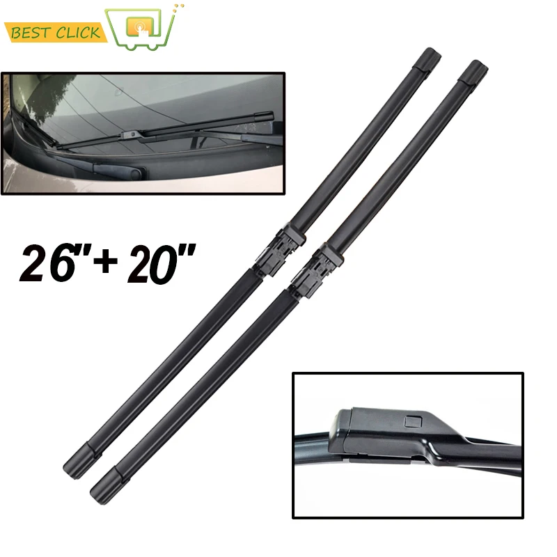 Misima 26''+20'' Front Window Windshield Windscreen Wiper Blades For Volvo C30 S40 V50 S80 C70 V70 XC70 XC60 2012 2011 2010 2009