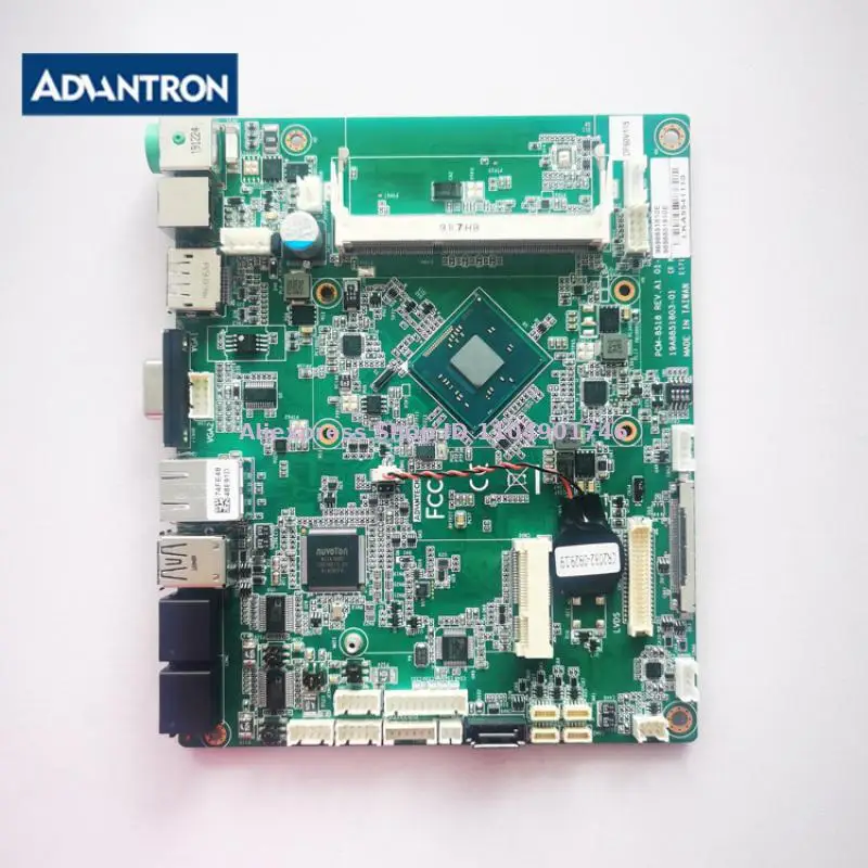 PCM-8518 REV.A1 01 Industrial control motherboard; Core module of industrial control computer
