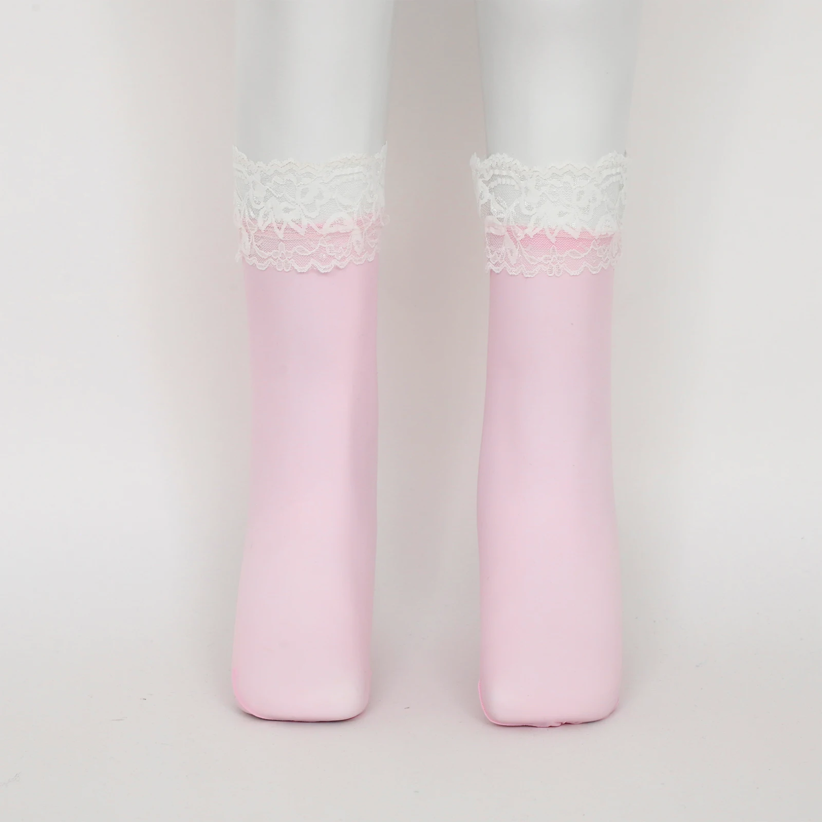 Girls Ankle Socks Casual Ruffle Lace Socks Cute Breathable Thin Cool Frilly Stocking Top Lace Trim Socks