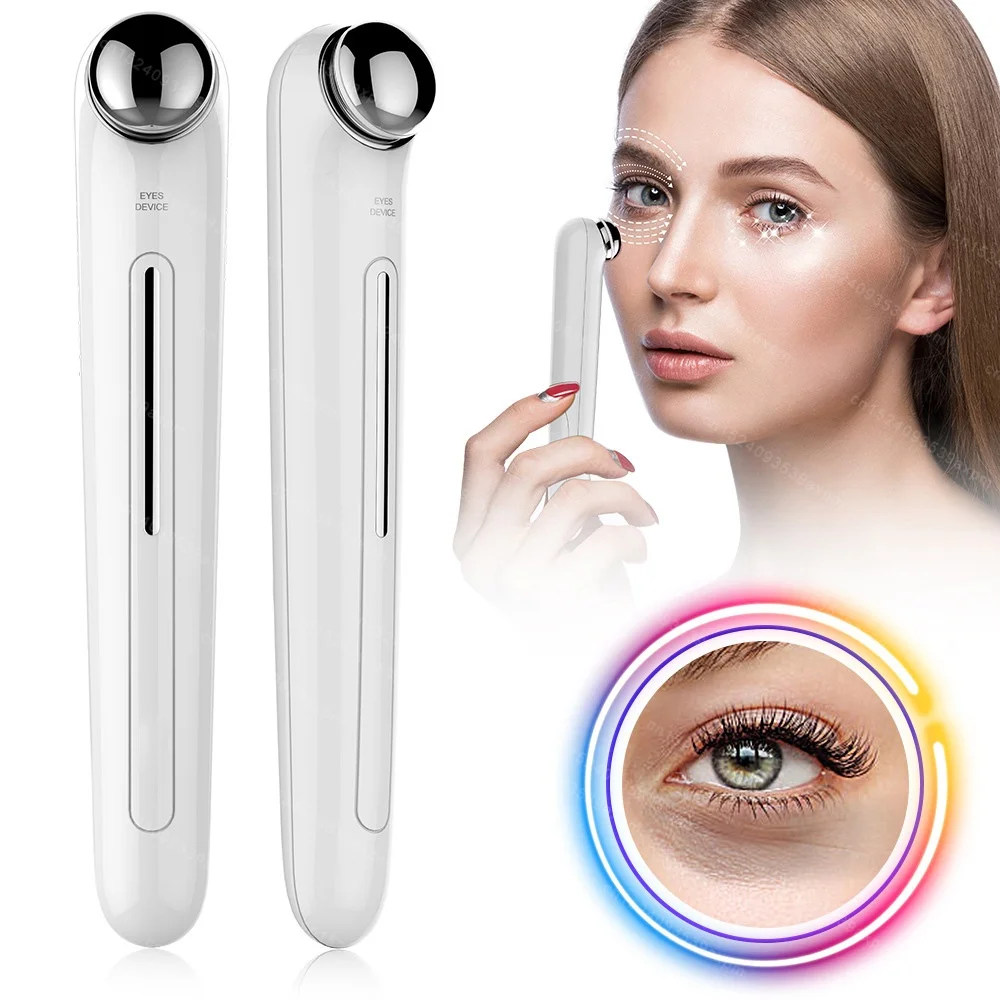 Eye Massager Eyes Relax Fatigue Relief Vibration Eyes Lip Massage Stick Lighten Dark Circles Smooth Fine Line Beauty Eye Care