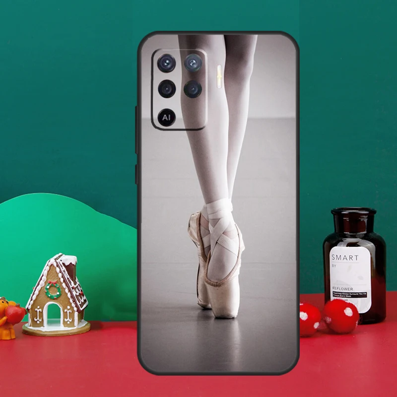 حافظة أحذية الباليه لهاتف اوبو A40 A60 A80 A6 A5 Pro A15 A16 A17 A57 A94 A74 A54 A76 A96 A18 A38 A58 A78 A98 #2