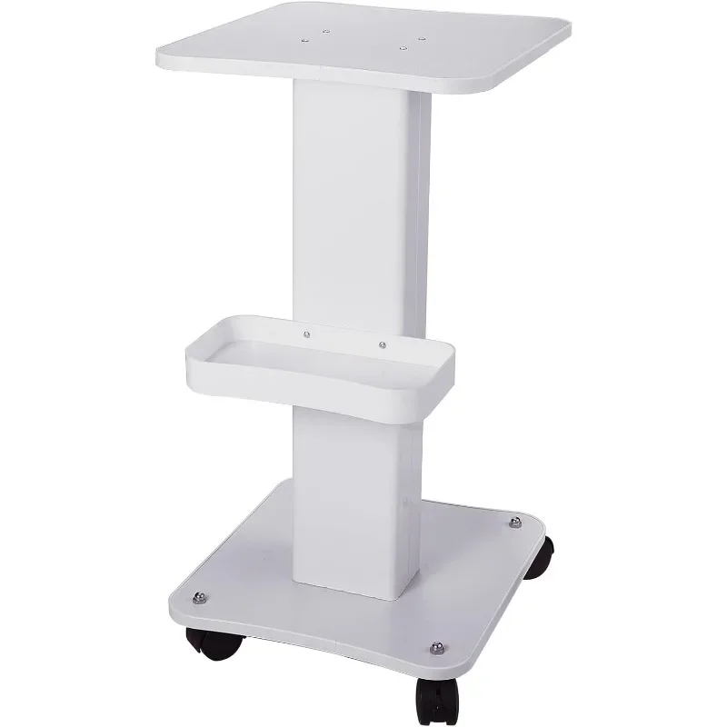 Trolley Cart with Wheels, Aluminum Salon Spa Beauty Machine Trolley Stand, Load 135Lbs, 3 Tier Beauty Rolling Cart .