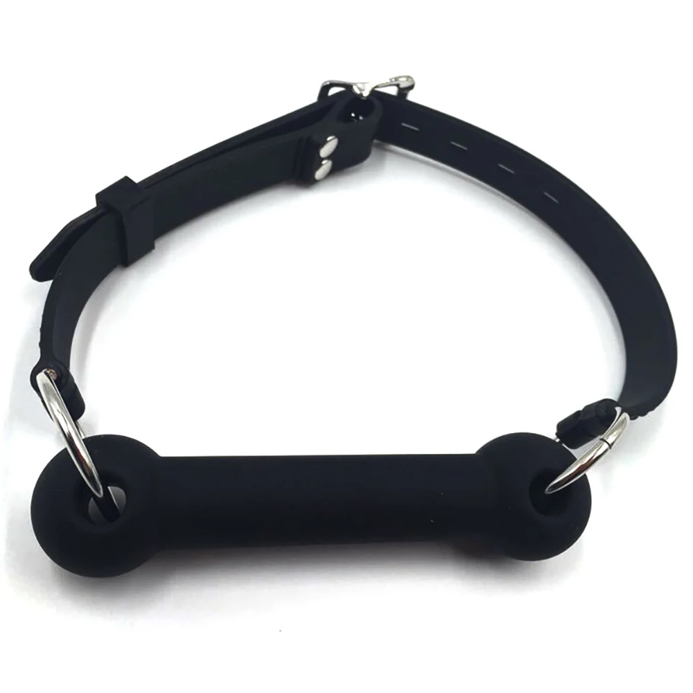 Flertar boca plug osso mordaça brinquedos sexuais silicone preto bondage bola mordaça restrições produtos adultos jogos bdsm para mulheres homens gay