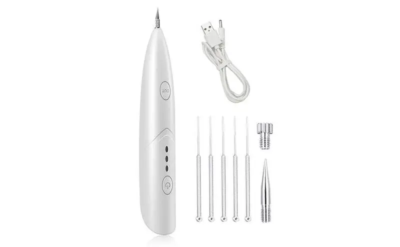 Skin Tag Removal Kit Mole And Wart Removal Skin Tag Remover Professional USB Charging Facial Skin Care With 3 Levels For Warts