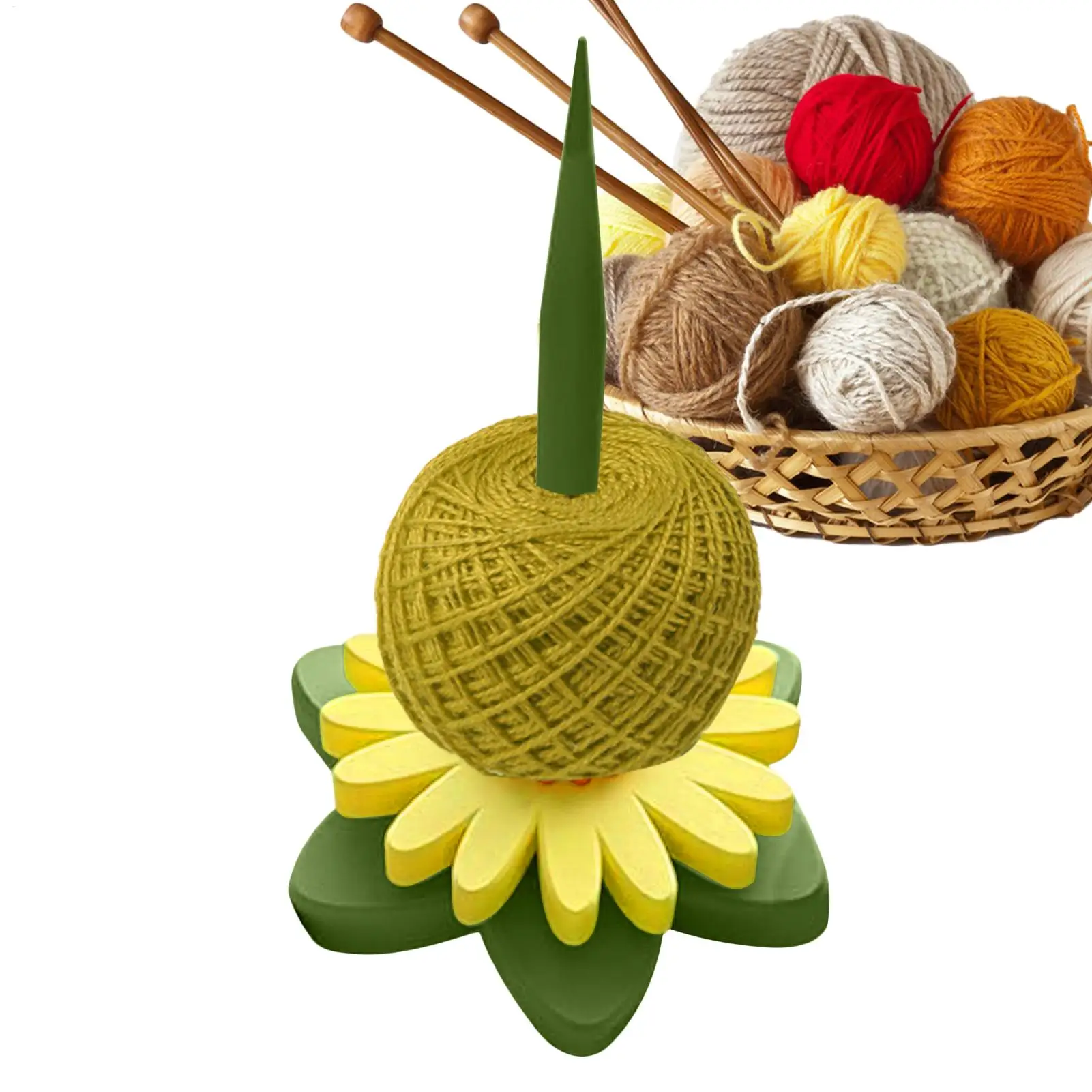 3D Printed Revolving Yarn Ball Holder Crochet Yarn Holder Storage Crochet Yarn Ball Knitting Crochet Supplies Sewing Crafts Arts