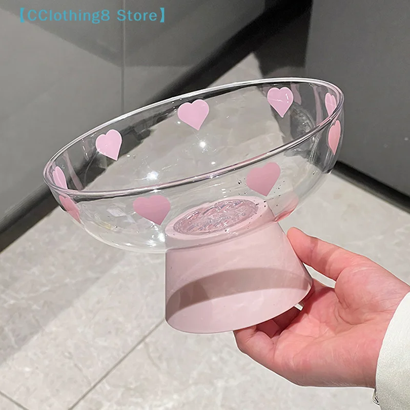 

Fruit Plate Living Room Home New Style Dried Fruit Plate Snack Display Plate High Value Coffee Table Drain Tray【AliS8】