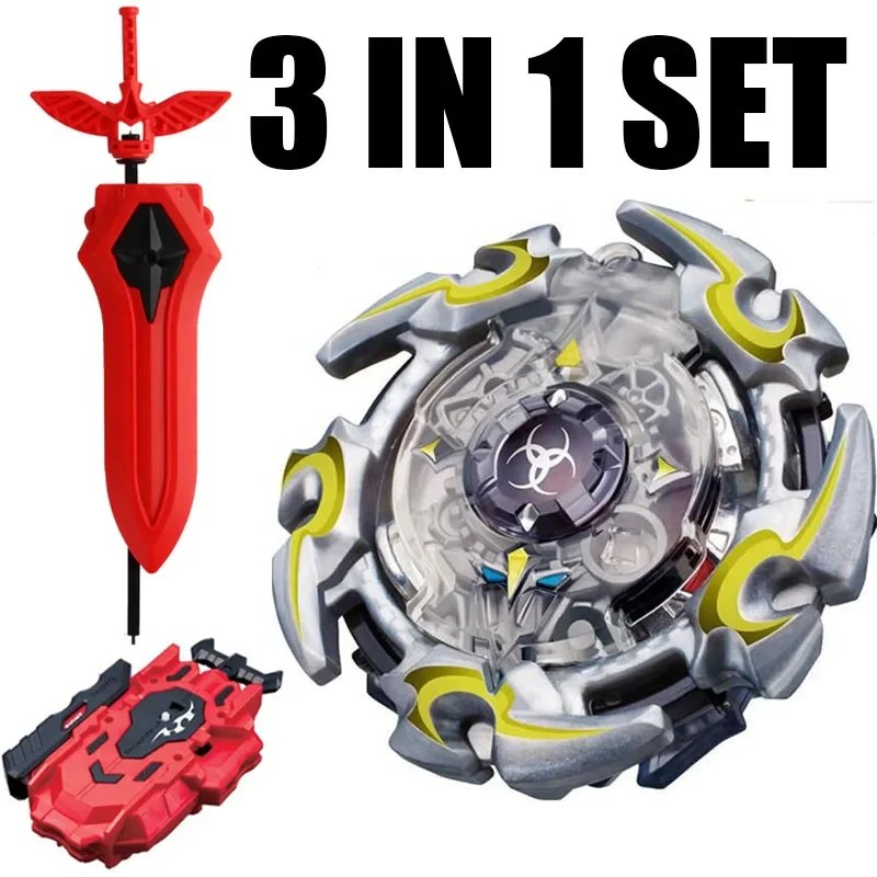

B-X TOUPIE BURST BEYBLADE Spinning Top STARTER w/ Launcher B-82 W/ NEW Sword LR Launcher