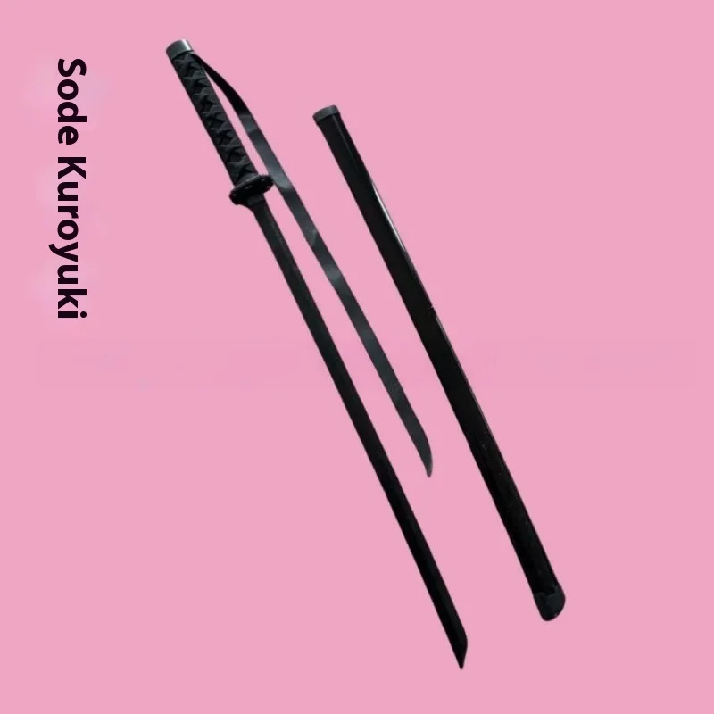 Espada de madera Sode no Shirayuki de 100cm, Cosplay de Anime, utilería de celebridades de Internet, espada de alto valor, juguete de práctica de flores, exposición de cómic