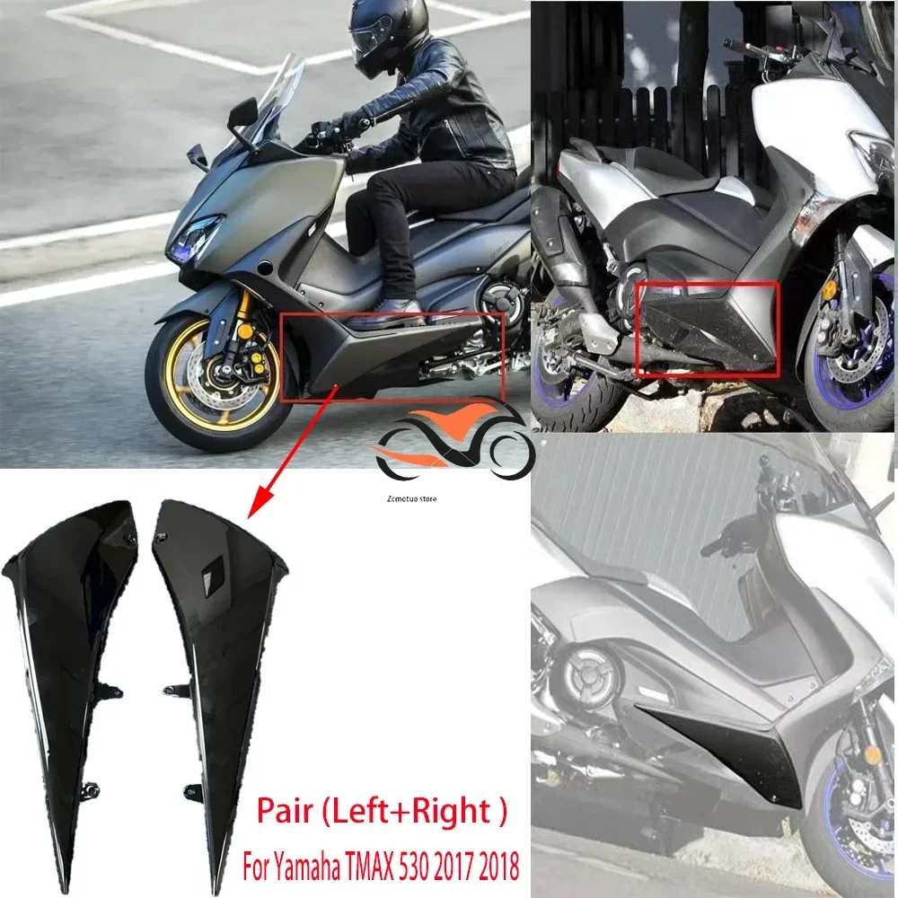 

For Yamaha TMAX T-MAX T MAX 530 2017 2018 T MAX 560 2019-2021 Motorcycle Side Under Lower Fairing Left and Right Lower Fairings