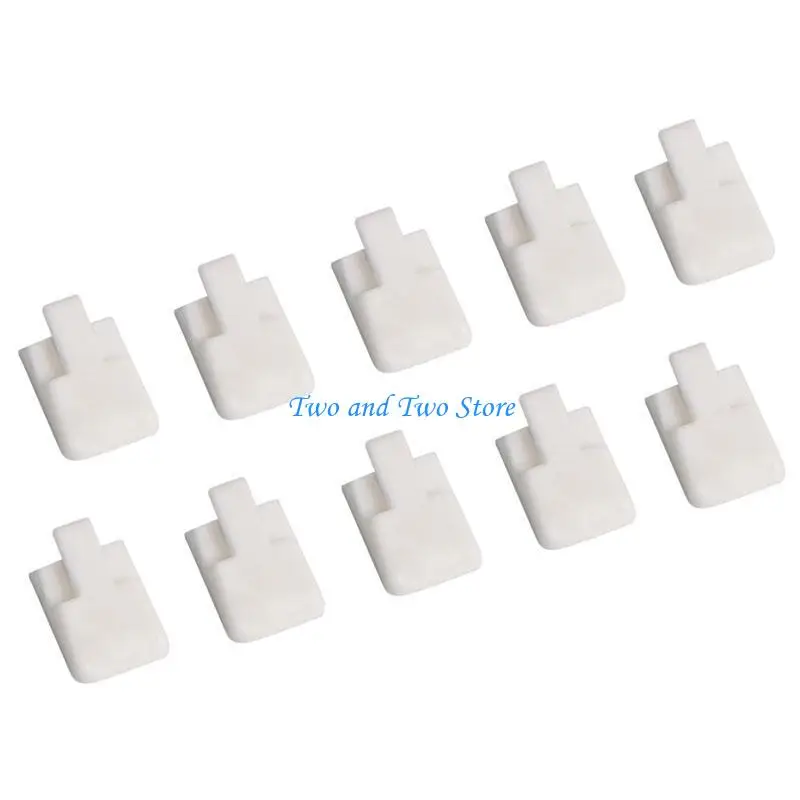 HX6F 10Pieces/set Plastic Finger Ring Display Stand Retail Jewelry Holder