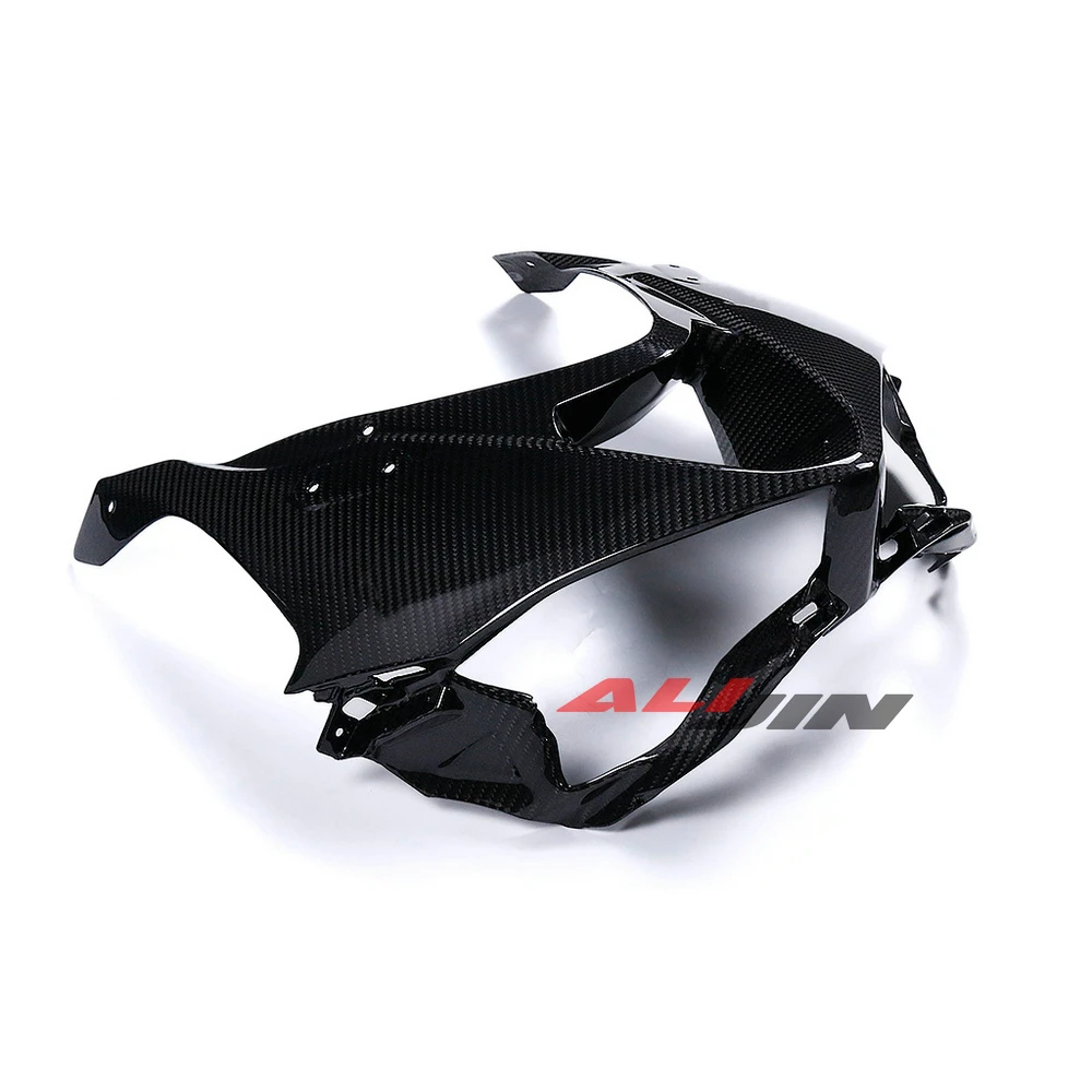Carbon Fiber Motorcycle Front Nose Fairing Headlight Cover Protector Cowling Panel For KAWASAKI NINJA ZX6R ZX-6R ZX-636 2024