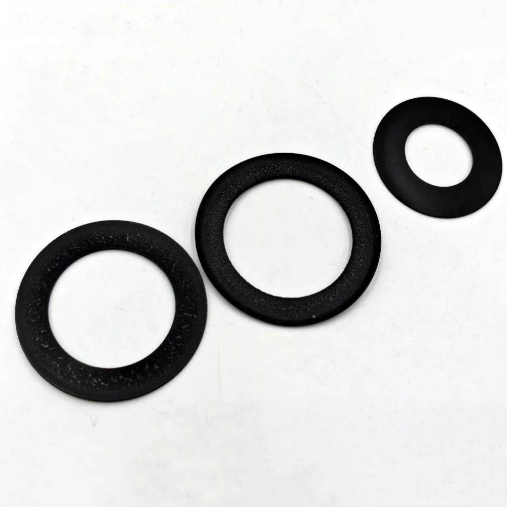 

Black Air Pump Piston Ring Wear-resistant Piston ring For Air Compressor Power Tools 0.6/0.8/1.0/1.2mm Thickness