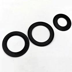 Black Air Pump Piston Ring Wear-resistant Piston ring For Air Compressor Power Tools 0.6/0.8/1.0/1.2mm Thickness