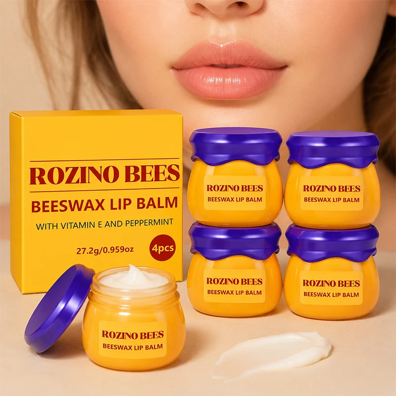 4Pcs 4Pcs Mini Honey Pot Lip Mask, Lip Balm, Super Affordable Set, Mini Lip Oil, Day and Night Lip Care, Lightweight Watery Oil Texture, Prevents Chapped Lips in Autumn and Winter, Prevents Dry Skin from Peeling and Cracking, Essential for Lipstick Lines, Deeply Nourishes and Moisturizes Lips, Unique and Cute Appearance, Pre-Makeup Primer, Thick Application at Night, Suitable for Daily Use, Lip Makeup, Korean Skincare Products - Aliexpress Deal