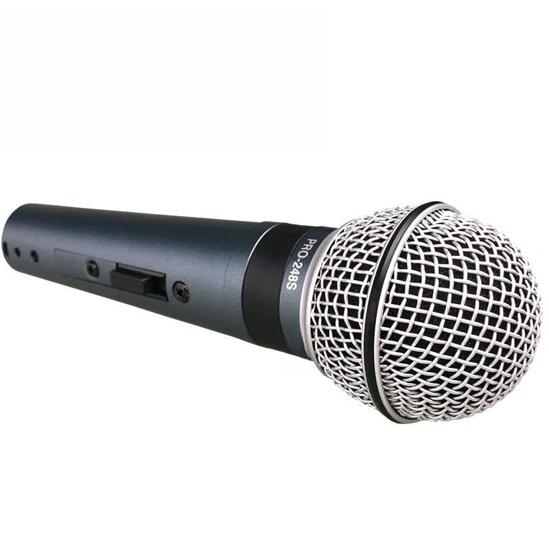 PRO248S vocal dynamic microphone, super heart-shaped pointing Karaoke recording
