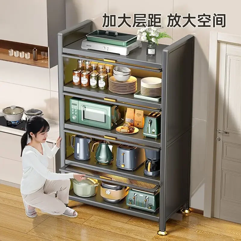 Kitchen lockers, multi-storey shelves, multi-functional dustproof storage bowls, cabinets, sideboards