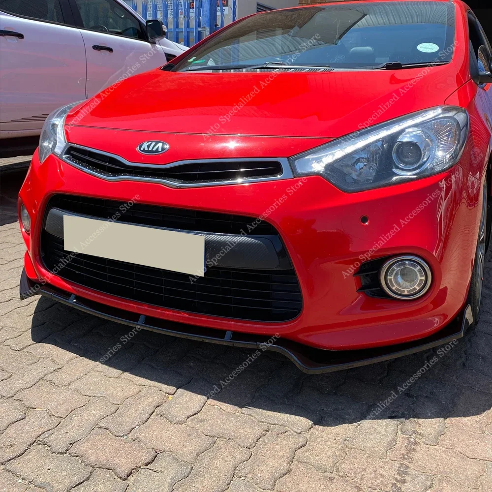 Dla KIA Cerato K2 2-drzwiowy zderzak przedni Koup Spoiler wargowy Splitter Dyfuzor Cerato EX SX Coupe 2013-2017 Pre-Lci Bodykits Tuning