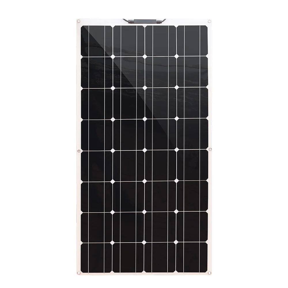 XINPUGUANG 100W Flexibles Solarmodul Größe 105x54cm, 120W Größe 117,5x54cm 12V Monokristalline Solarmodule Ideal für Wohnmobile, Camping und Gartenhäuser