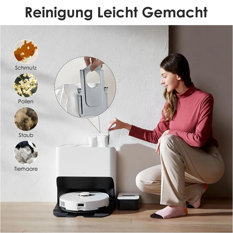 Mop Cloth Dust Bags For Roborock S8 Pro Ultra /S8+/S8 Robot Vacuum Cleaner Spare Parts