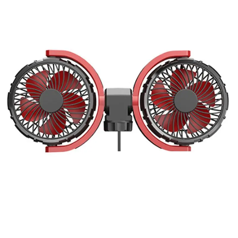 ABXV-Car Air Cooling Fan Adjustable 3 Mode Auto Cooler Portable Dashboard Brushless Motor Air Cooling Fan