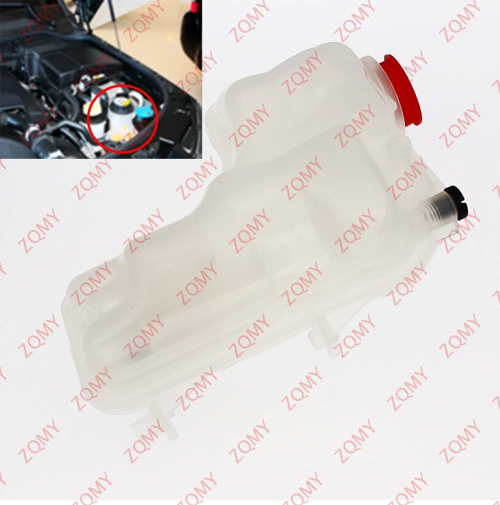 

Auto Coolant Reservoir Tank w/ Sensor LR034654 For Land Rover Range Rover Sport V6 3.0L & V8 5.0L Clear ABS Car Accessories