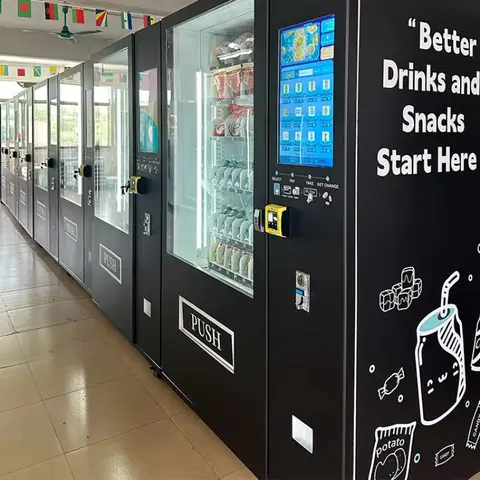 Wholesale Factory Price Smart Touch Screen Snack And Drink Combo Vendor Commercial Automatic Vending Machine