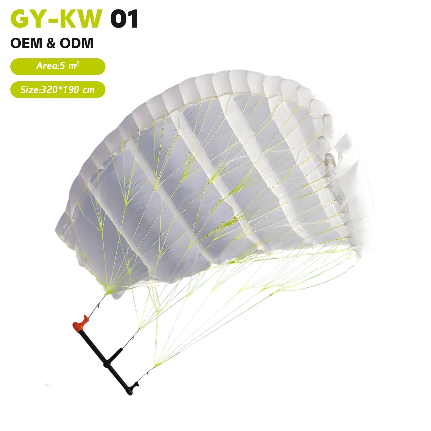 Parawing 4.5M Kitesurfing for Beginners Surfing Skateboard Teaching Kite Wind Foil Paraglider Downwind Surfboard Efoil Wingfoil