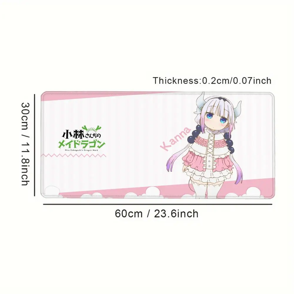 Miss Kobayashi Dragon Maid MousePad Large Computer Gaming HD Printing Accessories player Office Mat Carpet Anti-slip Laptop Soft