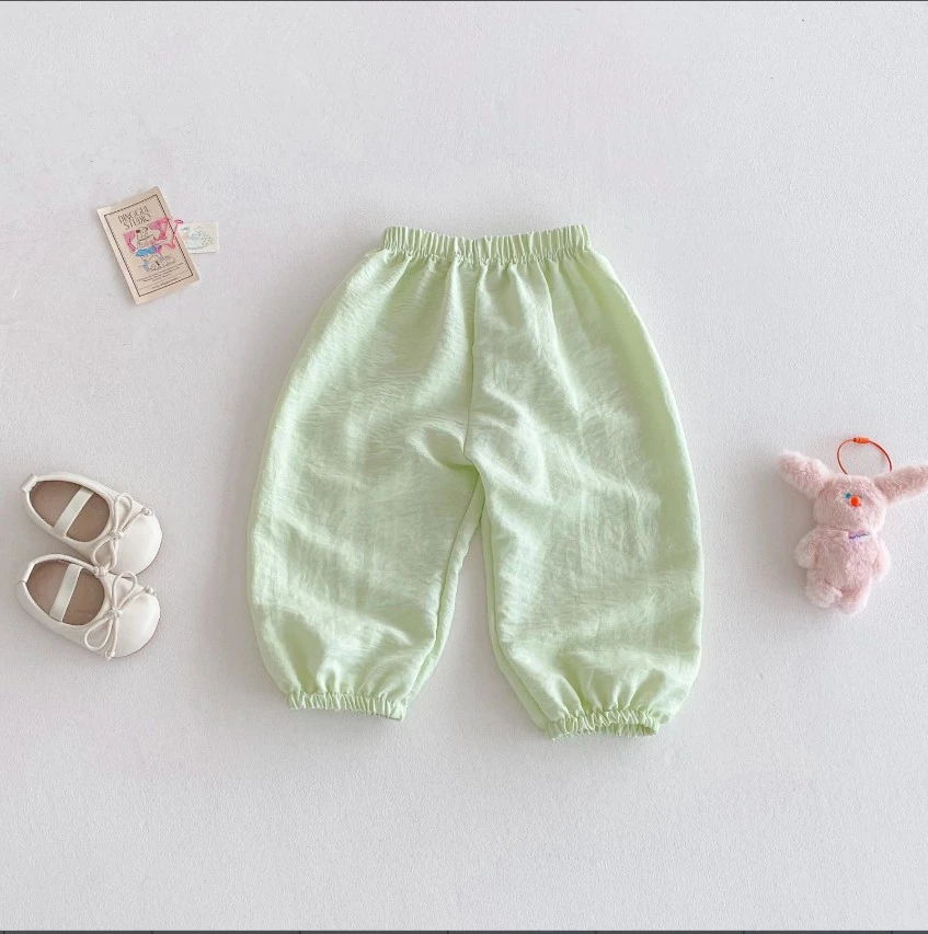 0-6Year Kids Infant Summer Loose Anti-Mosquito Pants Child Thin Lightweight Trouser Boys Girls Mutiple Colors Bottoms Costume