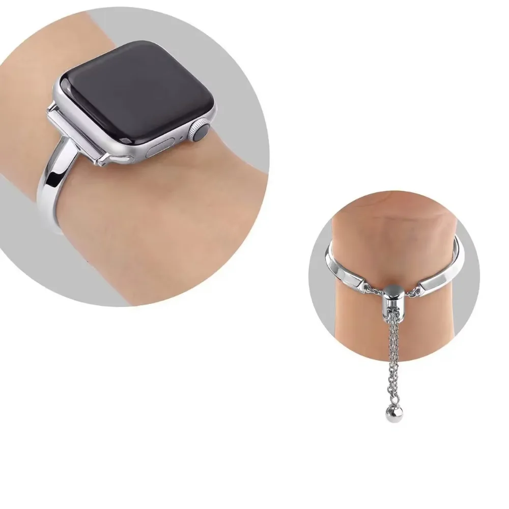 Металлический тонкий ремешок для Apple Watch Band Ultra 2 49 мм 10 42 мм 46 мм 9 8 7 45 мм 41 мм Браслет Ремень для iWatch 6 5 4 SE44mm40mm Correa