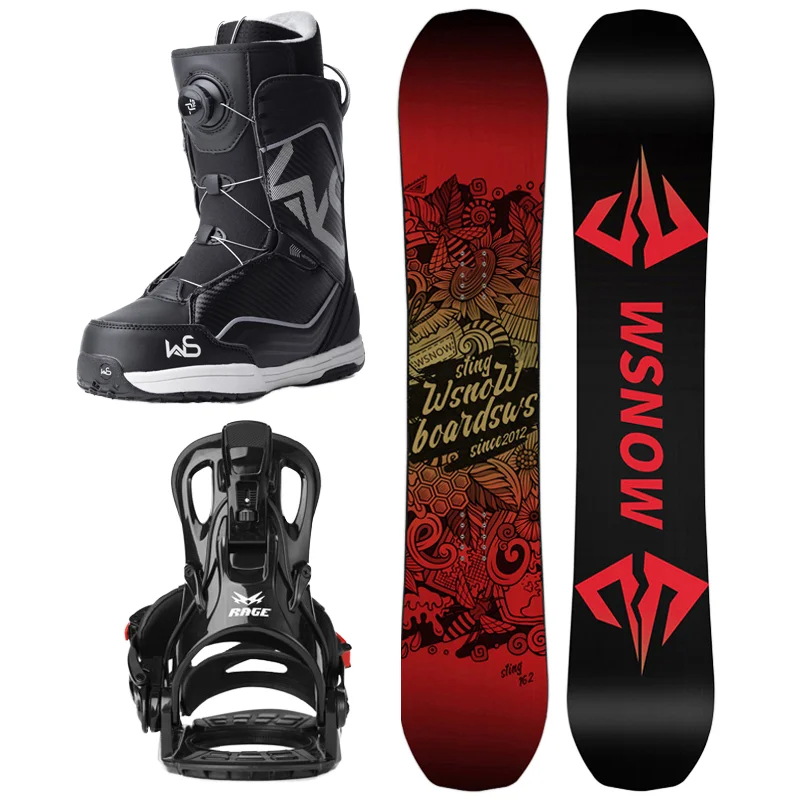 OEM Customized Waterproof Adult All Mountain Skiing Snowboarding Freestyle Camber Carbon Fiber Wood Core 165cm Snowboard