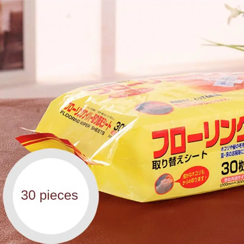 Pieces/pack Electrostatic Dedusting Paper Disposable Wipes Removal Floor Mop Cleaning Sticky Dust Cloth Dustless R5R6