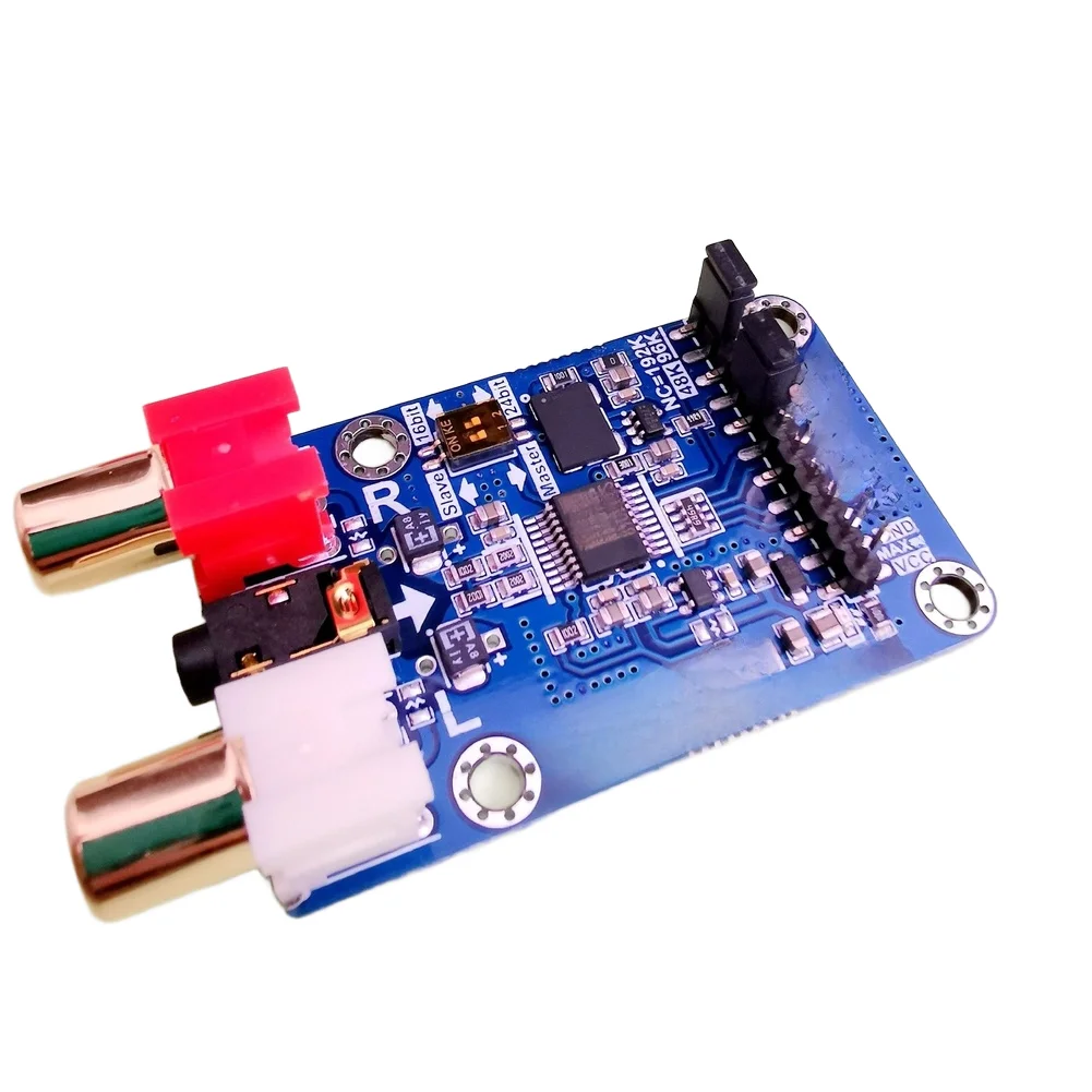 for i2s for adc Audio for capture Module 24BIT 192K Master Slave Mode Development Board For High Resolution Sound Recording And