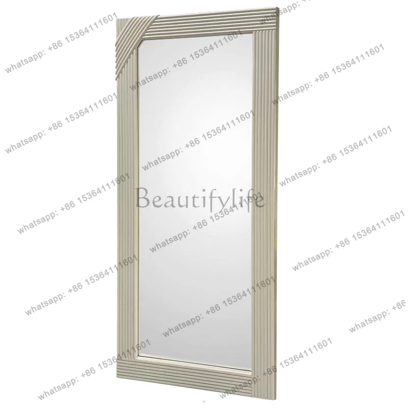 European rectangular large-size floor-to-ceiling mirror clothing store home cloakroom full-body full-length mirror