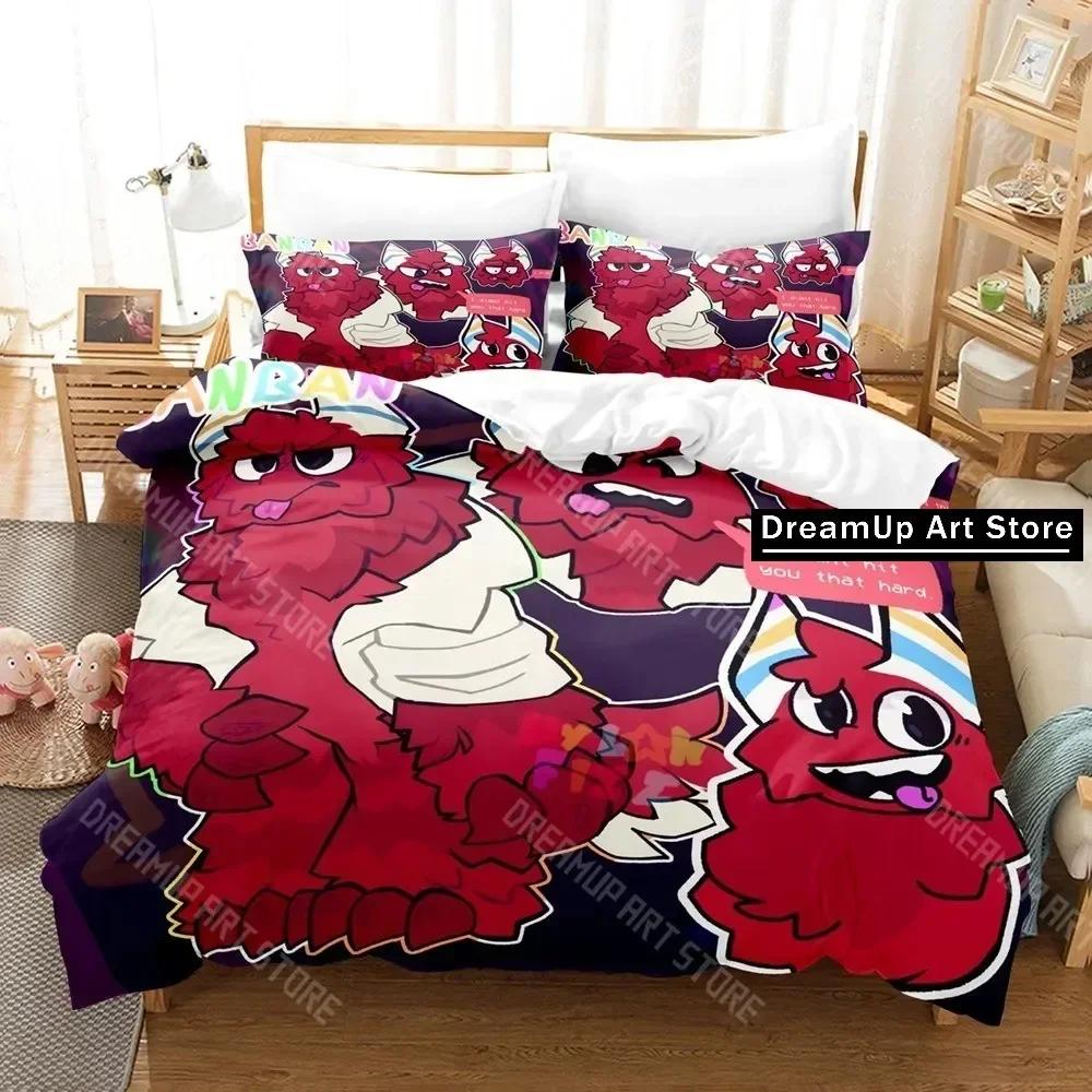 

3D Print Garten Of Banban Bedding Set Cartoon Bed Linen Gift For Boys Kids Girls Home Decor Single Twin Full Size Cute Duvet