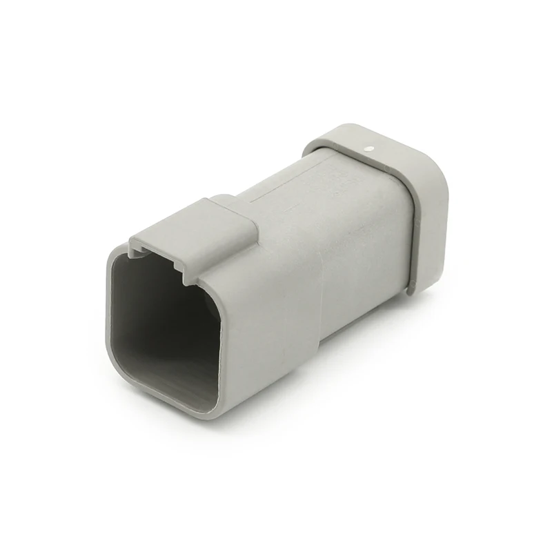 DT04-6P-E003 6-hole Deutsch Auto connector male/female butt with flat tail cover male head with male terminal 1060-16-0122