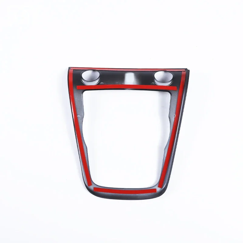 Picture 5: ABS Carbon Fibre For Jaguar F-TYPE 2013-2024 Center Console Gear Shift Control Frame Panel Cover Car Accessories