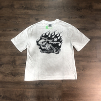 Frog Drift WEST COAST American Style Best Quality Vintage Tee Streetwear Printed Tops Loose Oversize Tops Summer T Shirt For Men