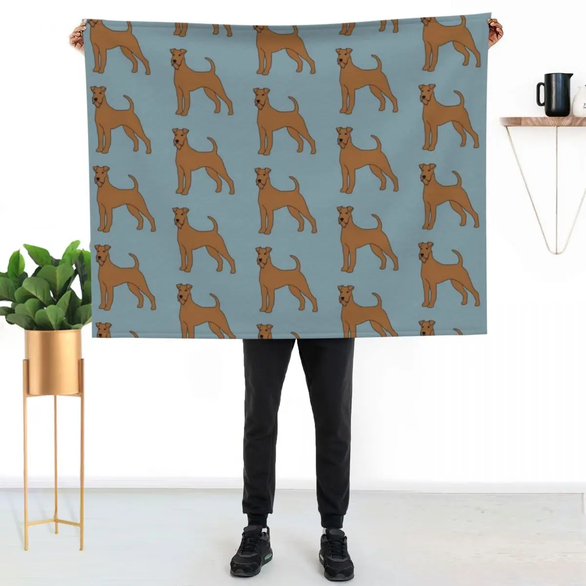 Irish Terrier Throw Blanket Multi-Purpose Bed bed plaid Soft Plush Plaid for winter For Decorative Sofa Blankets