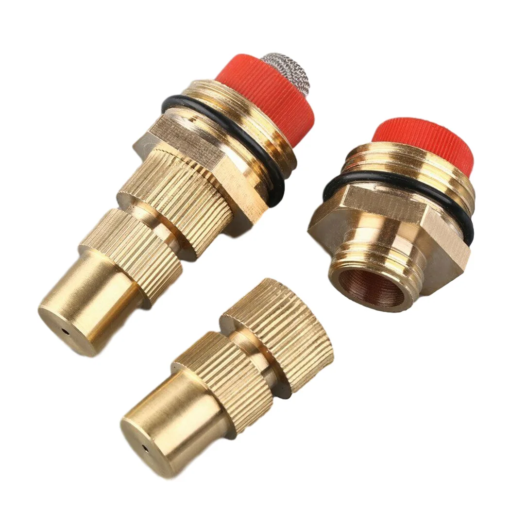 5PCS Adjustable Spray Nozzle Lawn Misting Sprinkler Garden Watering Irrigation Spray With 1/2-inch (DN15) Male Thread Connection