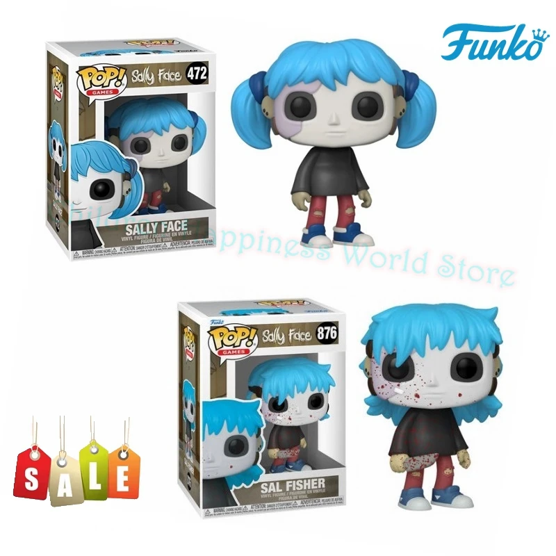 2026 Sally Sal Games Funko POP Lista de verificación Fisher 876 #   Cara de Sally 472 #   Figura de vinilo modelo juguetes colección juguete de regalo de cumpleaños